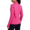 imageMAGCOMSEN Womens Quarter Zip Fleece Pullover Mock Neck Thermal Shirts with Zip Pocket Athletic Running TopsRosered