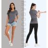 imageMAGCOMSEN Womens Short Sleeve Quick Dry TShirt Cool Wicking Moisture Workout Athletic Hiking Running Yoga Gym 2 Pack2 Packblack dark Grey
