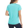 imageMAGCOMSEN Womens Short Sleeve Quick Dry TShirt Cool Wicking Moisture Workout Athletic Hiking Running Yoga Gym 2 Pack2 Packpink light Green