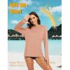 imageMAGCOMSEN Womens Sun Hoodie UPF 50 Long Sleeve Shirts for Hiking Fishing Athletic Lightweight UV HoodieApricot