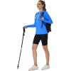 imageMAGCOMSEN Womens UPF 80 Sun Protection Hoodie Shirt Long Sleeve Outdoor Hiking Fishing Rash Guard with PocketAzure