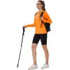 imageMAGCOMSEN Womens UPF 80 Sun Protection Hoodie Shirt Long Sleeve Outdoor Hiking Fishing Rash Guard with PocketFrorange