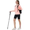 imageMAGCOMSEN Womens UPF 80 Sun Protection Hoodie Shirt Long Sleeve Outdoor Hiking Fishing Rash Guard with PocketLightpink