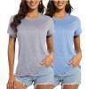 2 Pack-light Grey light Blue