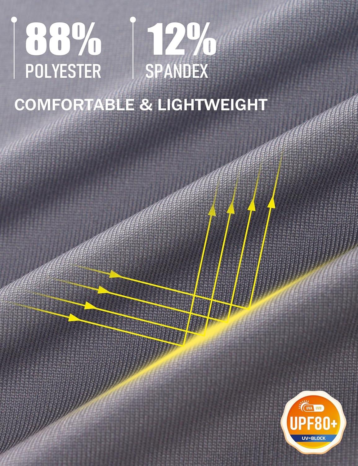 imageMAGCOMSEN Mens Muscle Tank Tops UPF80 Workout Tank Sleeveless Quick Dry Bodybuilding ShirtsGrey Blue