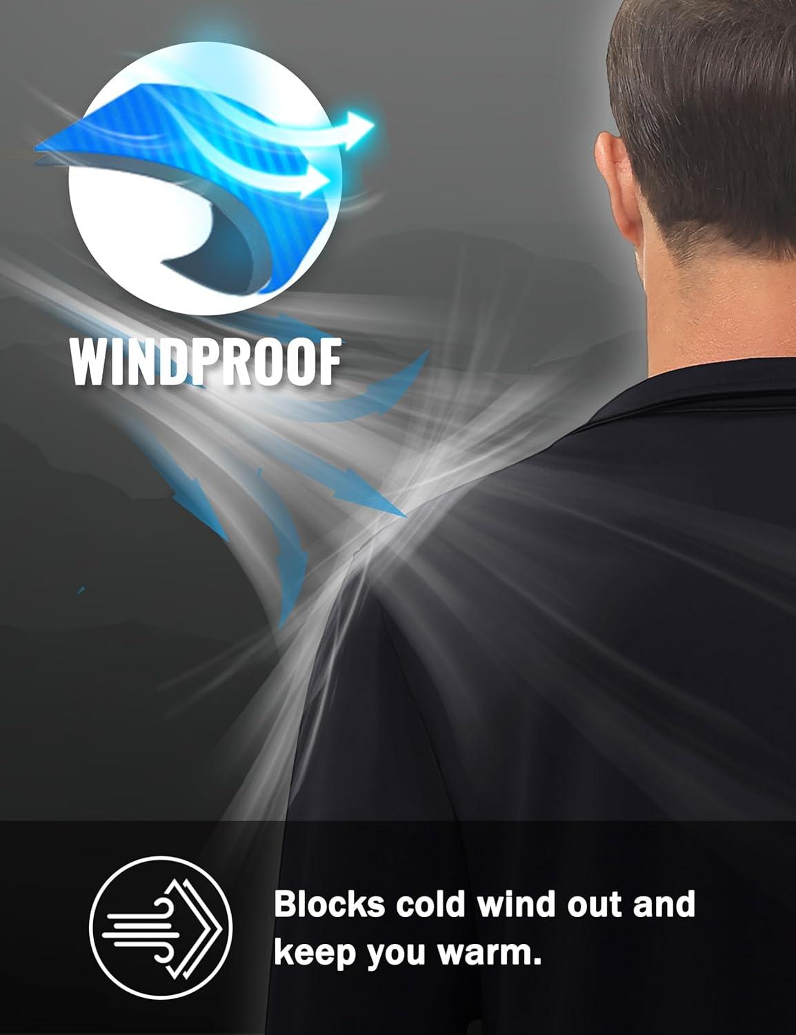 imageMAGCOMSEN Mens Track Jackets Lightweight FullZip Casual Coat Workout Running Athletic Active Jacket With PocketsBlack