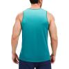imageMAGCOMSEN Mens Muscle Tank Tops UPF80 Workout Tank Sleeveless Quick Dry Bodybuilding ShirtsGreen