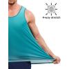 imageMAGCOMSEN Mens Muscle Tank Tops UPF80 Workout Tank Sleeveless Quick Dry Bodybuilding ShirtsGreen