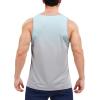 imageMAGCOMSEN Mens Muscle Tank Tops UPF80 Workout Tank Sleeveless Quick Dry Bodybuilding ShirtsGrey Blue
