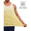 imageMAGCOMSEN Mens Muscle Tank Tops UPF80 Workout Tank Sleeveless Quick Dry Bodybuilding ShirtsYellow White