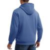 imageMAGCOMSEN Mens Zip Up Hoodie Sherpa Lined Hooded Sweatshirt Winter Heavyweight Hoodies Warm Thick Fleece JacketGray Blue