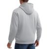 imageMAGCOMSEN Mens Zip Up Hoodie Sherpa Lined Hooded Sweatshirt Winter Heavyweight Hoodies Warm Thick Fleece JacketLight Grey