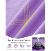 imageMAGCOMSEN Sun Long Protection Sleeve Zip Shirts Women Workout Pullover DryLight Purple