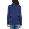 imageMAGCOMSEN Womens Long Sleeve Shirts 14 Zip Pullover UPF 50 Quick Dry Workout Tops Running Athletic Hiking ShirtsDark Blue
