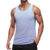 imageMAGCOMSEN Mens Muscle Tank Tops UPF80 Workout Tank Sleeveless Quick Dry Bodybuilding ShirtsBlue Purple