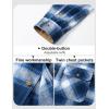 imageMAGCOMSEN Mens Flannel Shirts Long Sleeve Plaid Shirt Button Up Casual Shirts Lightweight Shirt Jacket with 2 PocketsBlue White