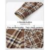 imageMAGCOMSEN Mens Flannel Shirts Long Sleeve Plaid Shirt Button Up Casual Shirts Lightweight Shirt Jacket with 2 PocketsBrown