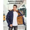 imageMAGCOMSEN Mens Winter Jacket Fleece Lined Water Repellent Windproof Warm Parka Winter Coat with HoodNavy