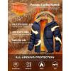 imageMAGCOMSEN Mens Winter Jacket Fleece Lined Water Repellent Windproof Warm Parka Winter Coat with HoodNavy