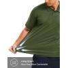imageMAGCOMSEN Mens Polo Shirts Short Sleeve Collared Performance Dry Fit Breathable Golf Athletic CasualArmy Green