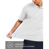 imageMAGCOMSEN Mens Polo Shirts Short Sleeve Collared Performance Dry Fit Breathable Golf Athletic CasualWhite