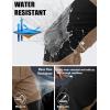 imageMAGCOMSEN Mens Snow Ski Pants Fleece Lined Winter Water Resistant Insulated Work Hiking Snowboard Pants 4 PocketsBrown