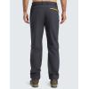 imageMAGCOMSEN Mens Snow Ski Pants Fleece Lined Winter Water Resistant Insulated Work Hiking Snowboard Pants 4 PocketsDark Grey