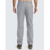 imageMAGCOMSEN Mens Snow Ski Pants Fleece Lined Winter Water Resistant Insulated Work Hiking Snowboard Pants 4 PocketsLight Grey