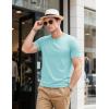 imageMAGCOMSEN Mens TShirts Short Sleeve UPF 80 Sun Protection Lightweight Moisture Wicking Casual Crew Neck Basic TeesBlue