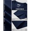 imageMAGCOMSEN Mens TShirts Short Sleeve UPF 80 Sun Protection Lightweight Moisture Wicking Casual Crew Neck Basic TeesNavy