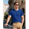 imageMAGCOMSEN Mens TShirts Short Sleeve UPF 80 Sun Protection Lightweight Moisture Wicking Casual Crew Neck Basic TeesRoyal Blue