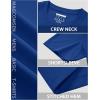 imageMAGCOMSEN Mens TShirts Short Sleeve UPF 80 Sun Protection Lightweight Moisture Wicking Casual Crew Neck Basic TeesRoyal Blue