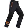 imageMAGCOMSEN Mens Snow Ski Pants Fleece Lined Winter Water Resistant Insulated Work Hiking Snowboard Pants 4 PocketsBlack