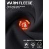 imageMAGCOMSEN Mens Quarter Zip Pullover Polar Fleece Sweatshirt Casual Long Sleeve Shirts for Men Winter Fall ThermalBlack