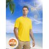 imageMAGCOMSEN Mens Short Sleeve UPF 50 TShirt Quick Dry Rash Guard Athletic Running Swim Top Tee Performance Water Shirts07yellow