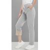 imageMAGCOMSEN Womens Sherpa Lined Sweatpants with Pockets Warm Thick Fleece Winter Casual Lounge PantsLight Grey