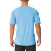 imageMAGCOMSEN Mens UPF 50 Sun Protection Shirts V Neck Short Sleeve TShirt Quick Dry Swim UV Shirt Summer Workout Rash GuardSky Blue