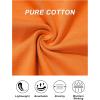 imageMAGCOMSEN Womens Cotton TShirts ShortSleeve Shirts CrewNeck Tops ClassicFit Breathable Casual Summer TeesOrange