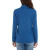 imageMAGCOMSEN Womens Long Sleeve Shirts 14 Zip Pullover UPF 50 Quick Dry Workout Tops Running Athletic Hiking ShirtsMedium Blue