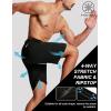 image:imageMAGCOMSEN Mens Hiking Shorts 9 Quick Dry Lightweight Running Shorts with Zipper Pockets for Workout Athletic Sport1black