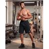 image:imageMAGCOMSEN Mens Hiking Shorts 9 Quick Dry Lightweight Running Shorts with Zipper Pockets for Workout Athletic Sport1black