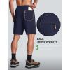 image:imageMAGCOMSEN Mens Hiking Shorts 9 Quick Dry Lightweight Running Shorts with Zipper Pockets for Workout Athletic Sport2navy