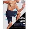 image:imageMAGCOMSEN Mens Hiking Shorts 9 Quick Dry Lightweight Running Shorts with Zipper Pockets for Workout Athletic Sport2navy