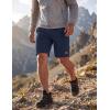 image:imageMAGCOMSEN Mens Hiking Shorts 9 Quick Dry Lightweight Running Shorts with Zipper Pockets for Workout Athletic Sport2navy