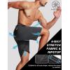 image:imageMAGCOMSEN Mens Hiking Shorts 9 Quick Dry Lightweight Running Shorts with Zipper Pockets for Workout Athletic SportDark Grey
