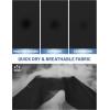 image:imageMAGCOMSEN Mens Short Sleeve UPF 50 TShirt Quick Dry Workout Athletic Running Swim Tops Tee Rash Guard Performance Shirts02black