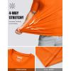 image:imageMAGCOMSEN Mens Short Sleeve UPF 50 TShirt Quick Dry Workout Athletic Running Swim Tops Tee Rash Guard Performance Shirts03orange