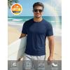 image:imageMAGCOMSEN Mens Short Sleeve UPF 50 TShirt Quick Dry Workout Athletic Running Swim Tops Tee Rash Guard Performance Shirts04navy