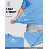 image:imageMAGCOMSEN Mens Short Sleeve UPF 50 TShirt Quick Dry Workout Athletic Running Swim Tops Tee Rash Guard Performance Shirts05sky Blue