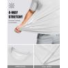 image:imageMAGCOMSEN Mens Short Sleeve UPF 50 TShirt Quick Dry Workout Athletic Running Swim Tops Tee Rash Guard Performance Shirts06white